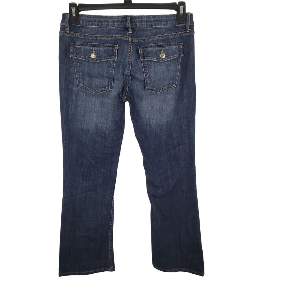 Banana Republic Jeans 28/6S Womens Mid Rise Bootcut Dark Wash Casual